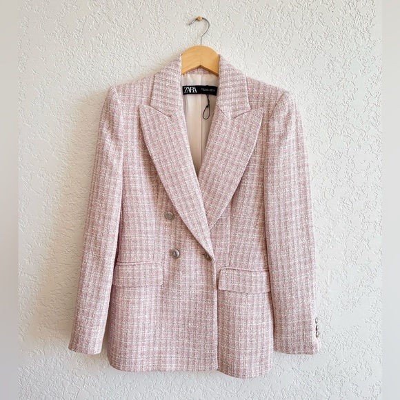 Zara Jackets & Blazers - Zara Double Breasted Textured
